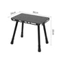 Outdoor Table And Chair Dual-Use Table, Liftable Portable Stool Outdoor Fishing Camping Chair Desk