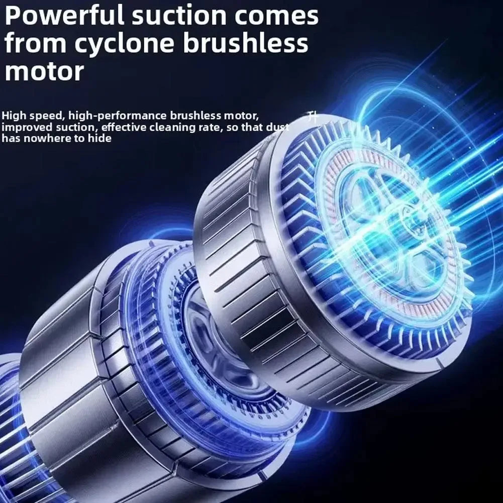 Car Vacuum Cleaner Wireless One-Button Dust Dump High-Power Portable Vacuum Cleaner Large Suction Mini Handheld Vacuum Cleaner