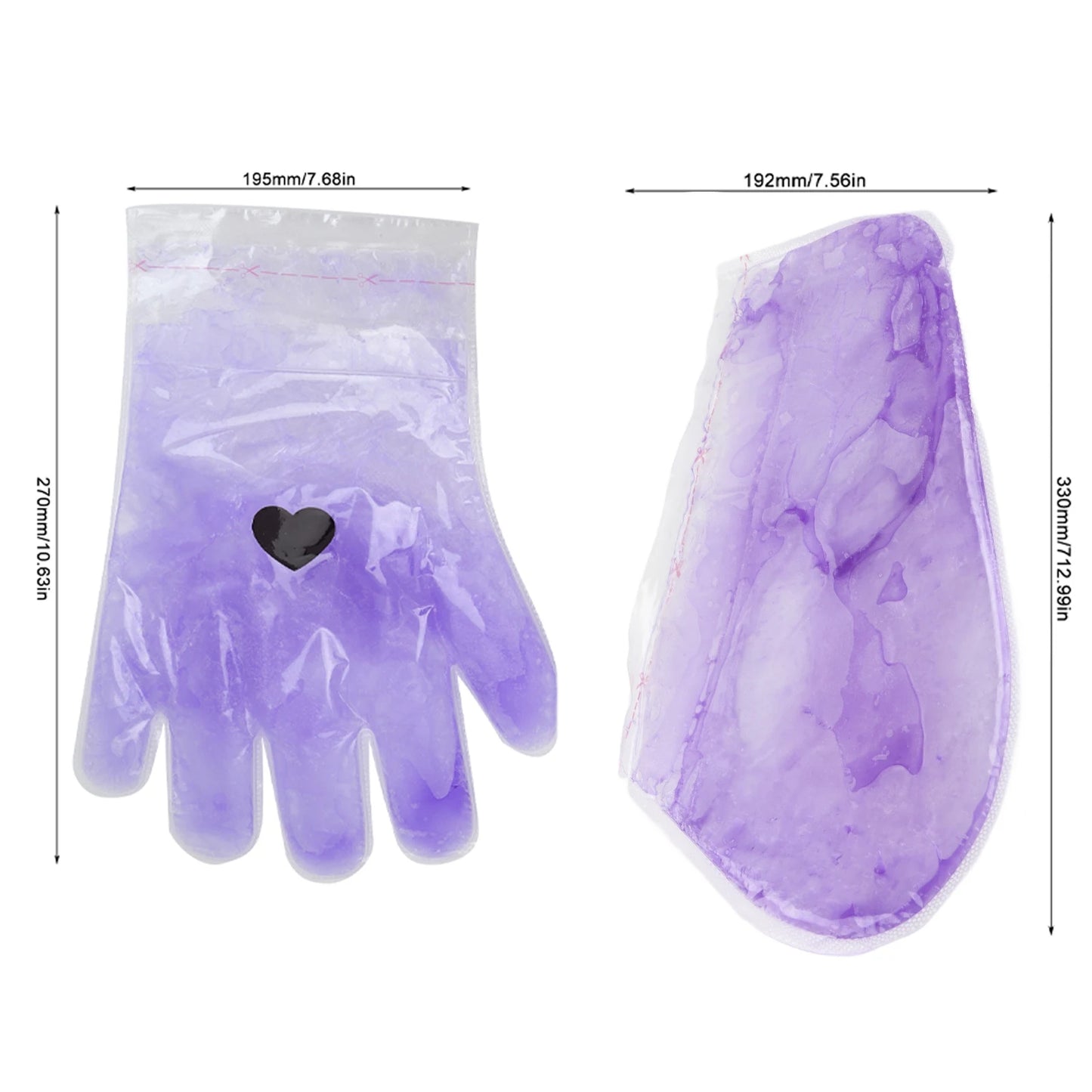 Paraffin Wax Gloves Healing Softening Smoothing Skin Wax Caring Treatment Mask for Hand Feet Paraffin Wax Treatment Gloves