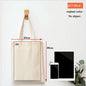 Canvas Cotton bag grocery handbag Foldable Fabric tote bag portable Storage organizer Shopping bag for woman Cloth organizer bag
