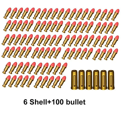 Continuous Firing ZP5 357 Revolver Launcher Pistol Soft Dart Bullet Toy Gun CS Outdoor Game Weapon for Kids Adult