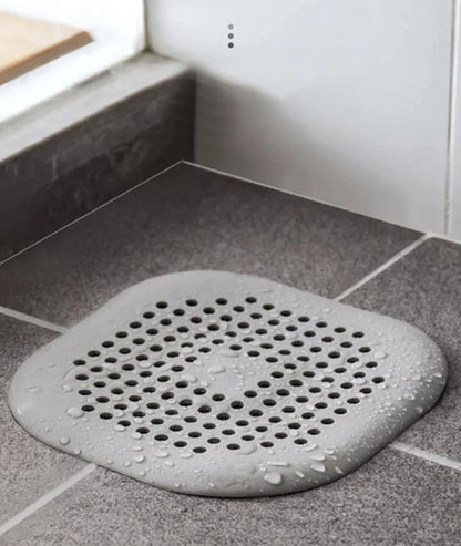 Silicone Sink Strainer, Shower Drain Plug Hair Catcher, Bathtub Kitchen Sink Filter Screen Bathroom Accessories