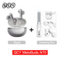 QCY MeloBuds N70 Adaptacyjne ANC Bezprzewodowe słuchawki douszne Bluetooth 6.0 LDAC Hi-Res Audio 6 mikrofonów Ładowanie bezprzewodowe Słuchawki 50 godzin IPX5