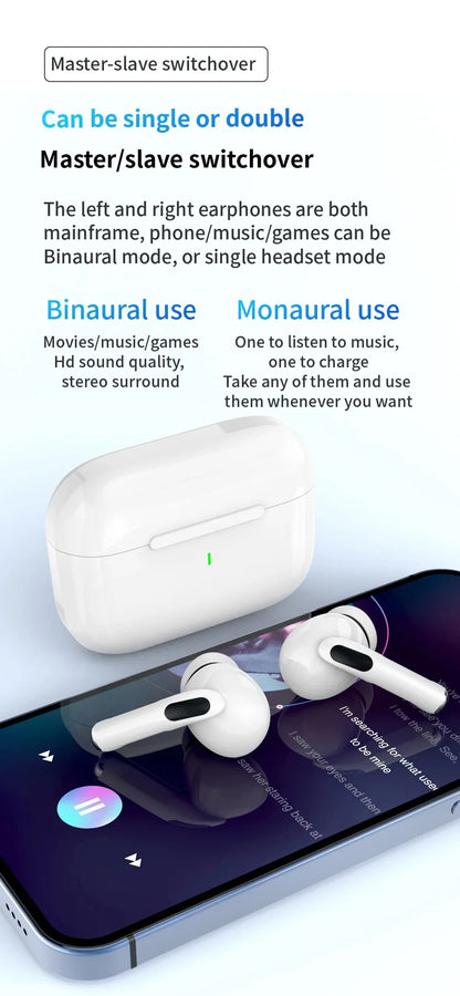 UEESFIT A5 TWS Bluetooth Earphones Hifi Sound Headphones Sport Headset True Wireless Earphones Noise Canceling Earbuds For Phone