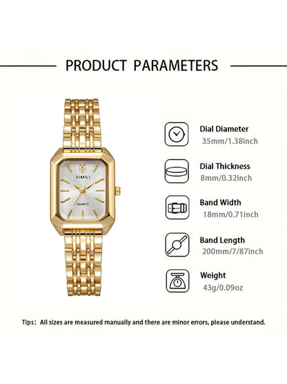 2-piece Women's Watch Fashion Watch Women's Versatile High end Women's Watch Women's Watch Set