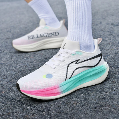 2026 New Men/women Carbon Plate Mesh Casual Sports Shoes, Breathable, Lightweight, Shock-Absorbing Running Sneakers