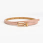 PU Leather Women Thin Belt Simple Solid Color Versatile Pin Buckle Thin Belt Dress Decoration Women Designer Belts NXD00