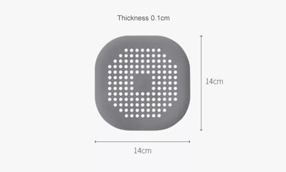 Silicone Sink Strainer, Shower Drain Plug Hair Catcher, Bathtub Kitchen Sink Filter Screen Bathroom Accessories