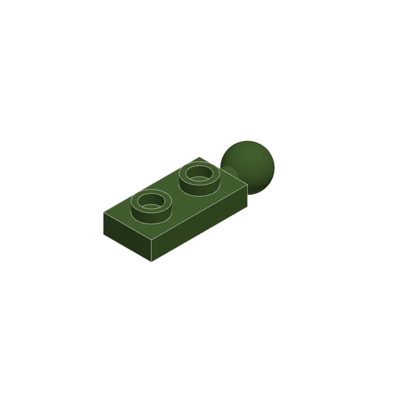 50pcs 22890 Modified 1 x 2 with Tow Ball on End Bricks Collections Bulk Modular GBC Toys For Technical MOC Buildings Blocks