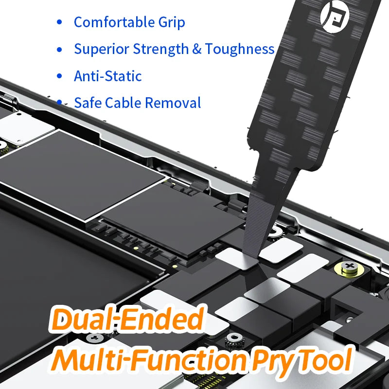 JTX QW11-14 Carbon Fiber Pry Tool Solder Scrap Opening Tool High Temperature Resist LCD Screen Disassembly Card Phone Repair Too