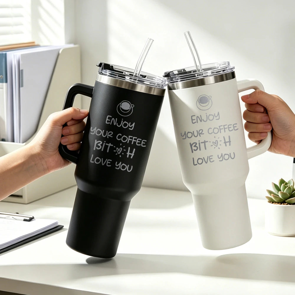 1000ML Large Capacity Stainless Steel Thermos Portable Vacuum Flask Insulated Tumbler With Handel Thermal Cup For Home Outdoor