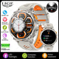 LIGE Smart Watch 2026 Gorąca Sprzedaż 1100mAh Wojskowy Wodoodporny Kompas Latarka LED Tryby Sportowe Męski Smartwatch Dla Android iOS