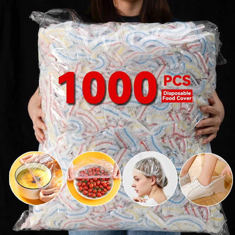 Plastikowe woreczki na żywność, spożywcze, do przechowywania świeżości, przezroczyste opakowania, wielokrotnego użytku, do kuchni, jednorazowe, kolorowe, przylegające 2030