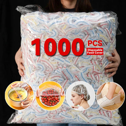 Plastikowe woreczki na żywność, spożywcze, do przechowywania świeżości, przezroczyste opakowania, wielokrotnego użytku, do kuchni, jednorazowe, kolorowe, przylegające 2030