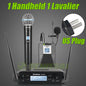 SENNESAI GLXD24 B58 Professional Dual Wireless Microphone 600-699MHz System Stage Performances UHF Dynamic 2 Channel Handheld