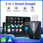 XUDA 2in1 Wireless CarPlay AI Mini Box Android Auto Box Plug&Play Automatic Connection Compatible with 99% of Cars For Car Radio