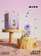 Mini Brick Building Set Rose Flower Model, Creative DIY Building Block Kit for Desk Decor, Birthday Gift for Adults and Teens