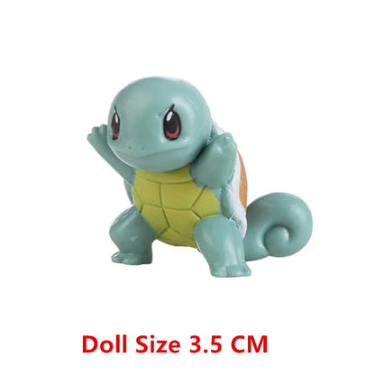 Pokemon Anime Action Figure Set - Pikachu Sun Elf Eevee Gengar Monsters Cartoon Model Toys Gift for Bulk Purchase