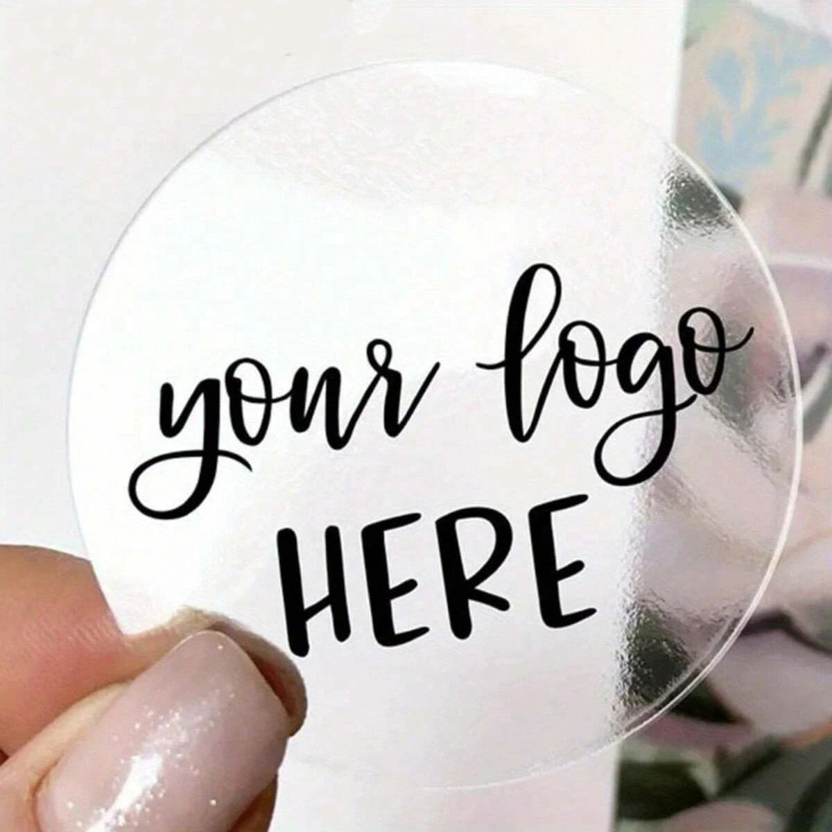 3-8CM Custom Round Stickers – Paper/PVC/Transparent, 50-500PCs  Personalized for Weddings, Birthdays, Business & Gifts