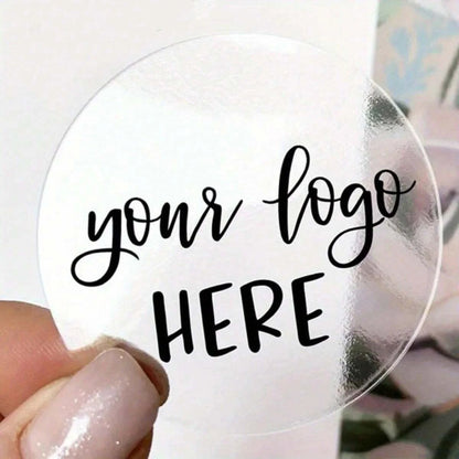 3-8CM Custom Round Stickers – Paper/PVC/Transparent, 50-500PCs  Personalized for Weddings, Birthdays, Business & Gifts