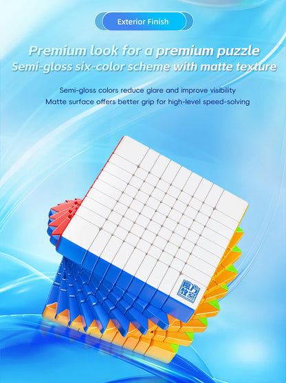 MOYU Speedcube Meilong Magic Cube Stickerless 4x4 5x5 6x6 7x7 8x8  Speed Puzzle Cubes Toys Gift
