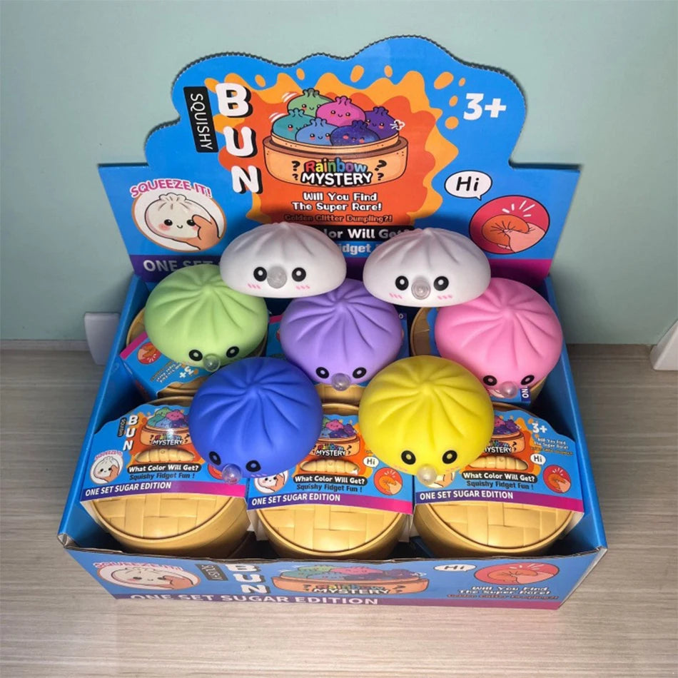 Trending blowing bubbles Toy, Soft Jelly Squeeze Stress Relief Fidget Toy, Relieve stress Sensory Need for Adults & Gift