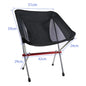 Portable Ultralight Folding Camping Chair - Oxford Fabric, Extended Length for Outdoor Fishing, BBQ, Picnic, Beach Festival
