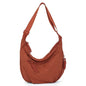 Trendy Women's Soft Cloth Shoulder Bag Solid Color Student Casual Style Big Handbags Crossbody Bags for Women Shoulder Hobos Bag