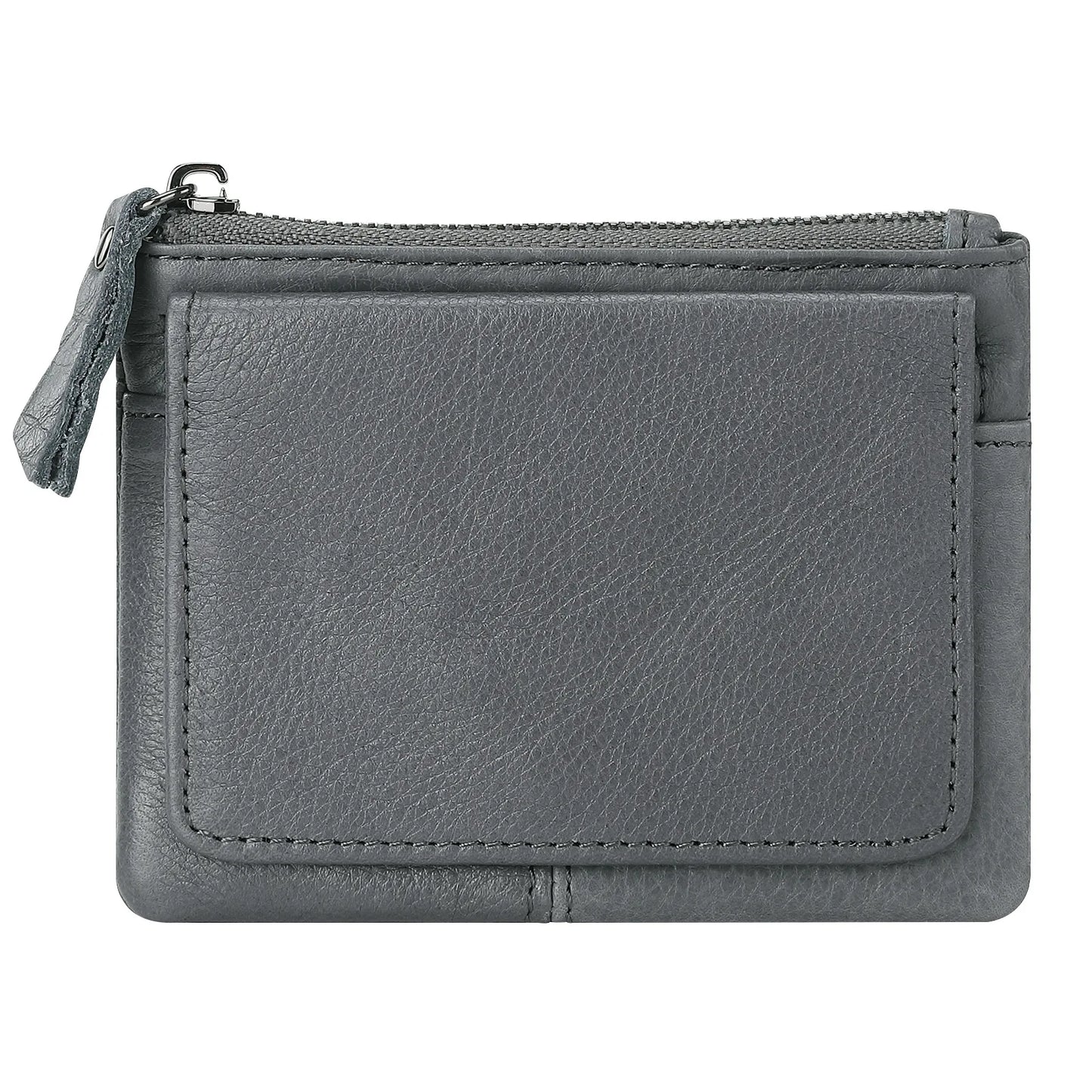 New Cow Leather Women's And Men's Card Bag Coin Purse Slim Credit Card Holder Wallet For Men and Women ID Card Pocket