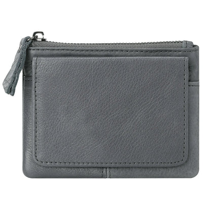 New Cow Leather Women's And Men's Card Bag Coin Purse Slim Credit Card Holder Wallet For Men and Women ID Card Pocket