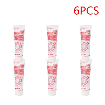 1-10 sztuk smaru rowerowego do łożysk 50ml Olej do łańcucha z narzędziem do smarowania Szybki smar do łańcucha rowerowego Mokry smar do łańcucha w celu zmniejszenia tarcia