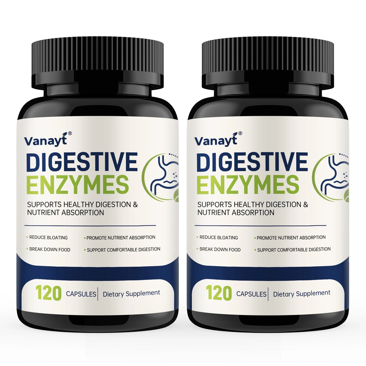 Digestive Enzymes for Bloating & Digestion - Fast-Acting 16 Enzyme Ingredients with Organic Prebiotics & Probiotics for Gut & Digestive Health