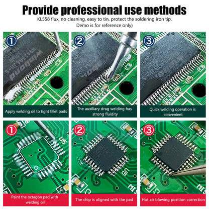 KELLYSHUN Soldering Flux for Welding SMD Desoldering Tin Soldering Paste, BGA Flux, No-Clean Soldering Oil