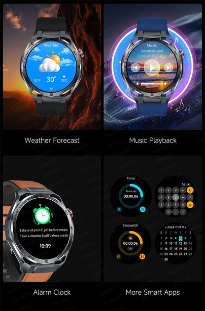 Smartwatch ECG High-End dla mężczyzn Ciśnienie krwi Lipidy Tlen we krwi Analiza ciała Kwas moczowy Monitor Zdrowia Smartwatch dla mężczyzn i kobiet
