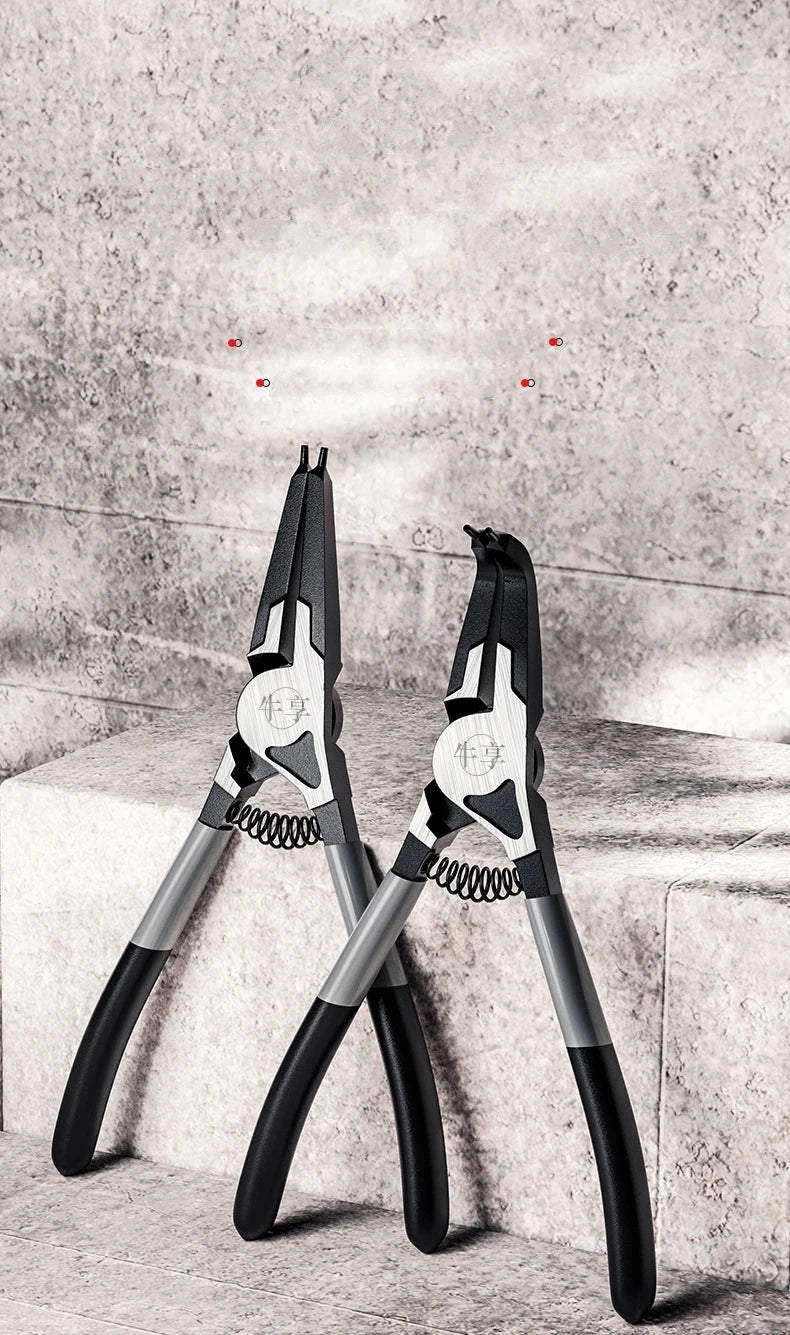 5/6/7 inch Internal External Pliers Retaining Clips Portable Multifunctional Snap Ring Circlip Circlip Install Uninstall Pliers