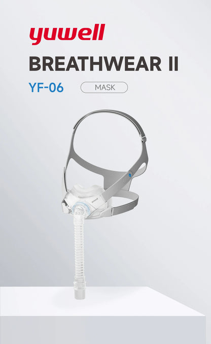 Yuwell YF-06 Cpap Mask with Headgear Full Mask Auto CPAP APAP BIPAP For Medical Air Breathing Machine Sleep Apnea Anti Snoring