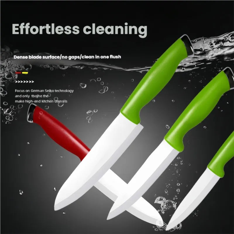 Ceramic Knife 4 5 6 Inch Knives Kitchen Set White Blade Chef Utility Paring Vegetable Slicing Ceramic Knives Kitchen Accessories