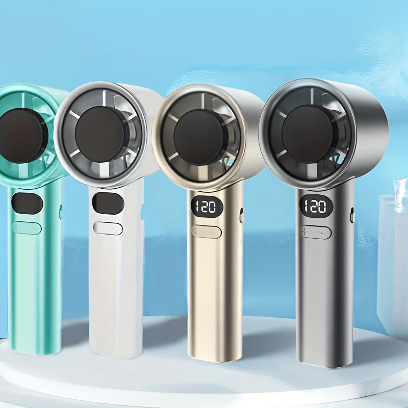Portable Handheld Mini Fan, Powerful Wind Speed, Convenient USB Charging, Suitable for Travel, Outdoor Activities, and Summer