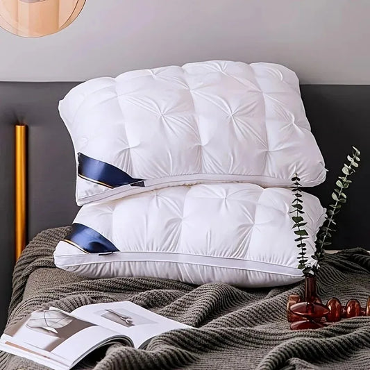 1pc 48x74cm Twisted Hotel Star Home Use Pillow Core - Soft Supportive Bed Pillows,Suitable For Dormitory Single Bed Pillow Cores