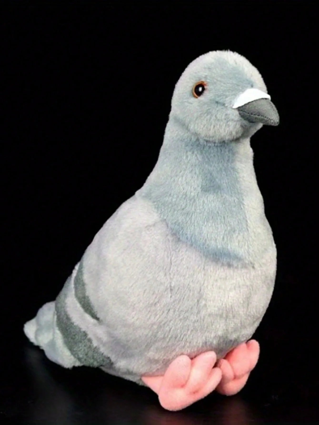 20cm Kawaii Simulated Gray Pigeon Plush Toy Cute Soft Stuffed Animals Plush Dove Bird Doll Collection Model Gifts Home Décor
