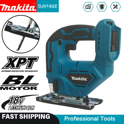 Makita DJV182Z 18V Cordless Barrel Handle Jigsaw Electric Saw with Saw Blade Tool - No Battery Or Charger Included
