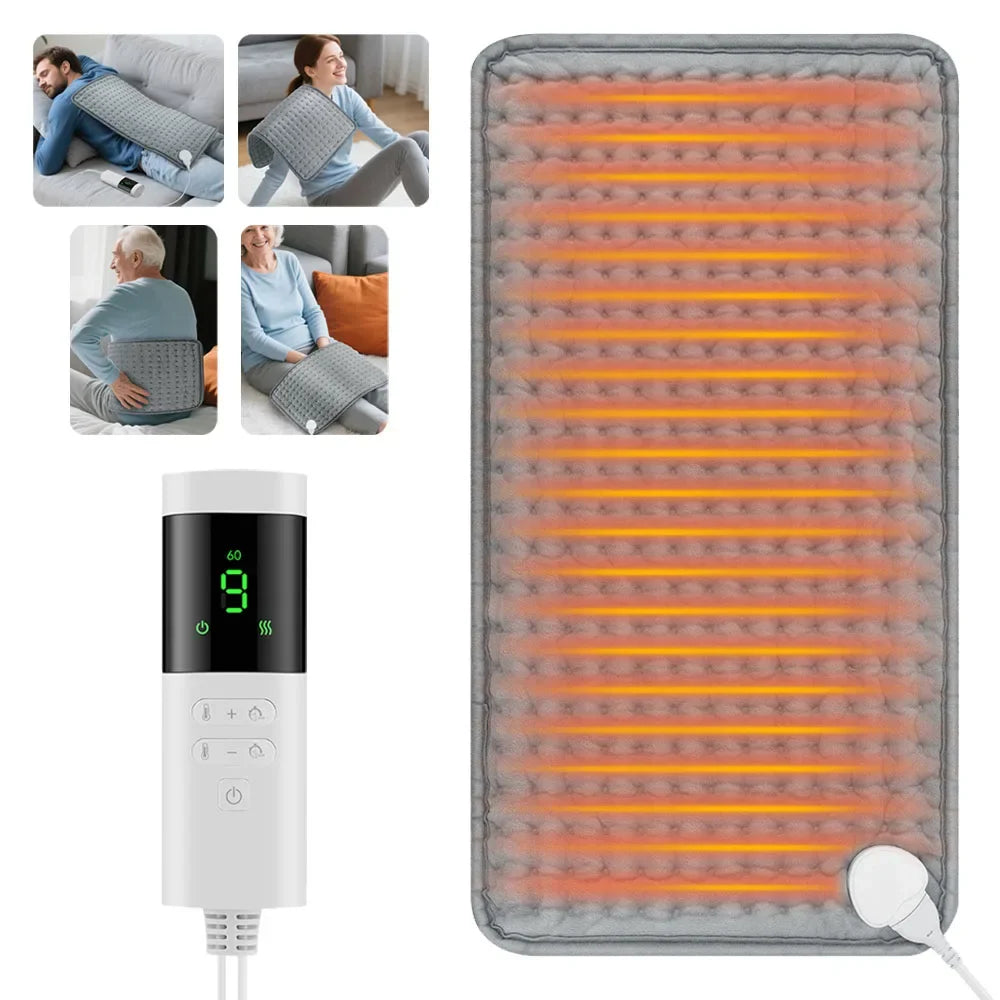 Electric Heating Pads Temperature Adjustable Timing Winter Warm Blanket Abdominal Warmer Back Shoulder Hand Waist Warming Pad