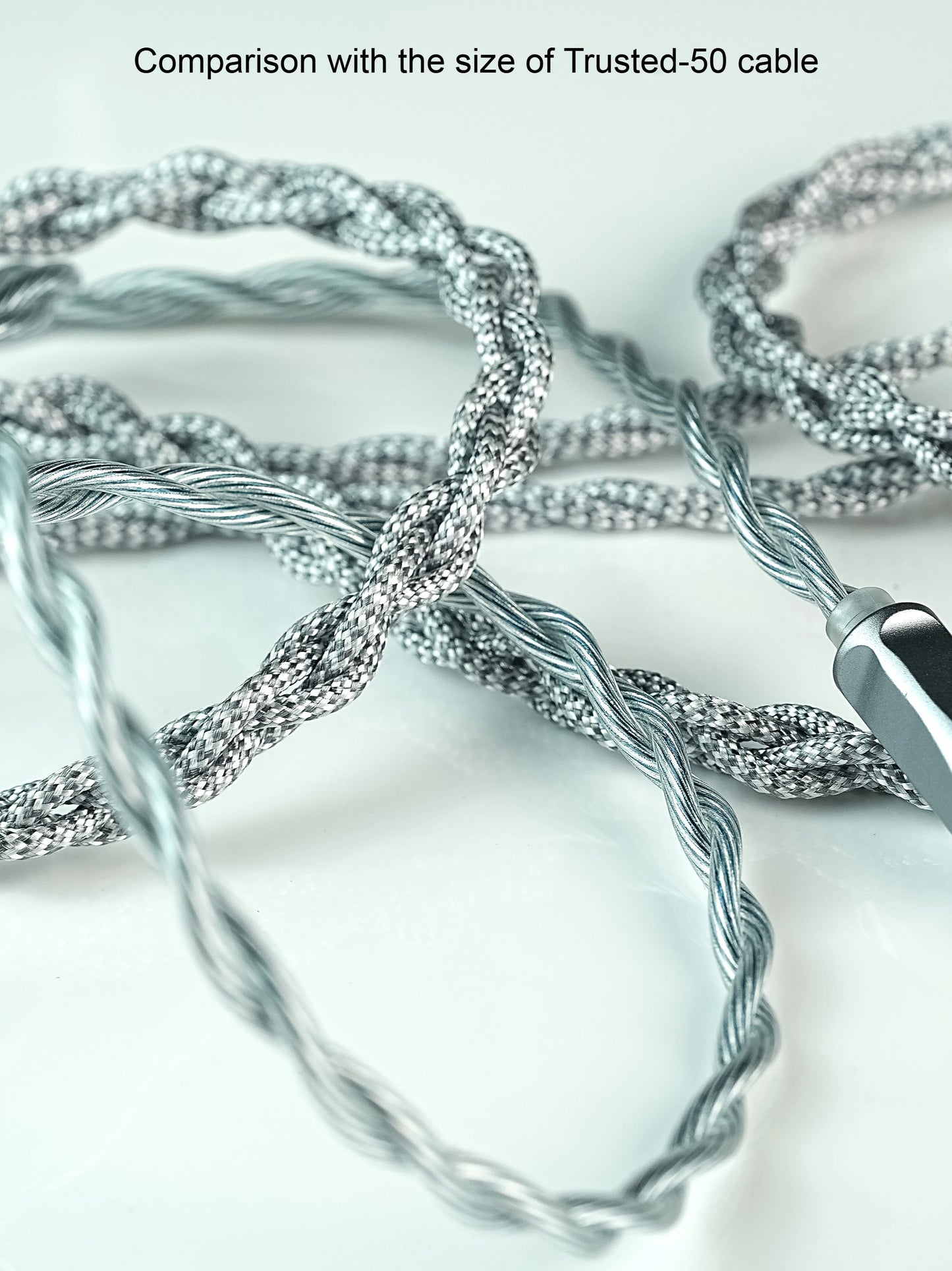 Trusted Audio 6N OCC Upgrade Cable, 0.32Ω Low Resistance Nylon Braided, for Enhanced Mid-Bass, Recessed 2pin/0.78 2pin/MMCX