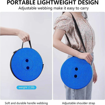 Telescopic Folding Camping Chair, Portable Foldable Camping Stool, Folding Beach Chair, Foldable Stool for Fishing Hiking Garden