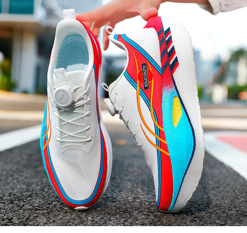 Running Shoes Professional Fitness Carbon Board Men's Sports Marathon Lightweight Women's Comfortable Non Slip Sports Shoes