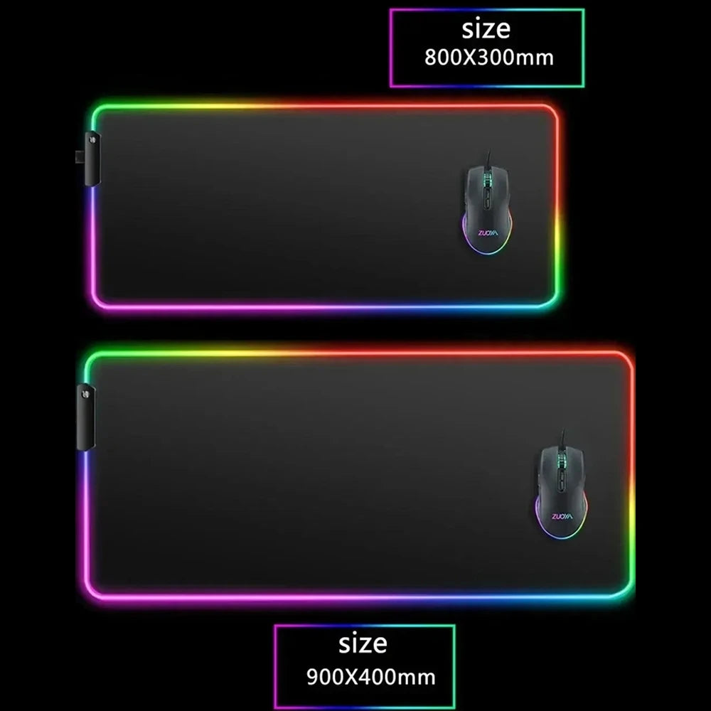 Game G-gta 6 Mouse Pad Gamer Luminescence Led Mouse Pad Gaming Table Rgb Deskmat Keyboard Pc Mousepad