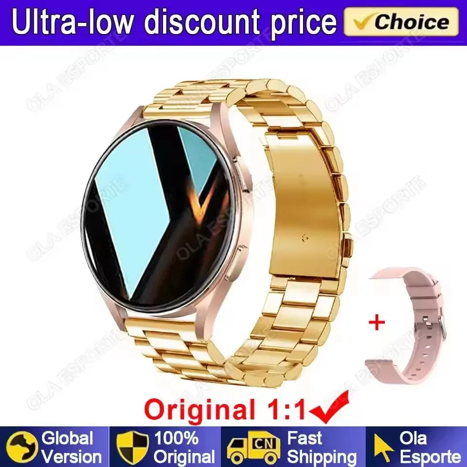 2025 New Bluetooth Calls Smart Watch 6 Pro 1.32” Inch 240*280 Custom Dials Sport Men And Woman Health Monitor Smartwatch For Man