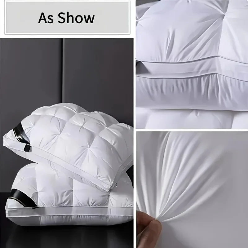 1pc 48x74cm Twisted Hotel Star Home Use Pillow Core - Soft Supportive Bed Pillows,Suitable For Dormitory Single Bed Pillow Cores