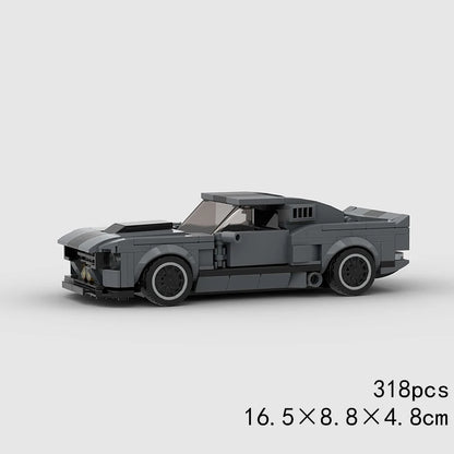 City Speed Racing Car Model Building Blocks DIY Bricks MOC Toy Classic Rally Sports Super Racer Vehicle Christmas gift technique