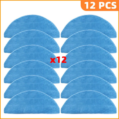 Compatible For iLife A30 Pro Robot Vacuum Cleaner Replacement Parts Kit Main Brush Side Brush HEPA Filter Mop Cloth Dust Bag
